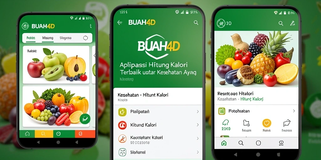 Tampilan antarmuka aplikasi BUAH4D yang intuitif dan informatif.