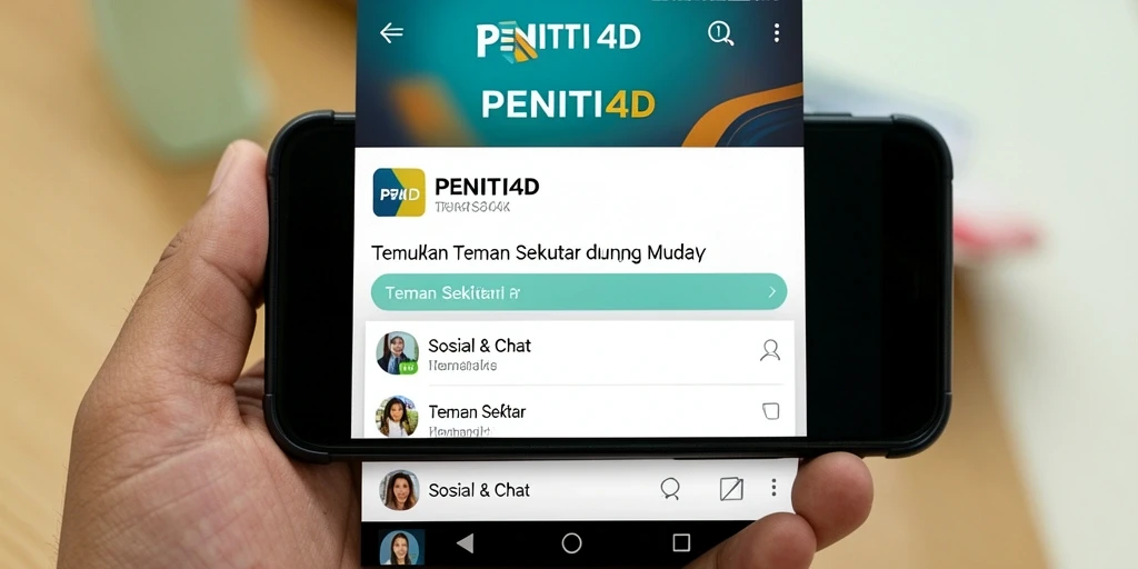 Antarmuka pengguna PENITI4D yang menawan dan interaktif.